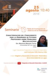 Seminario Redes de Investigación en Didáctica de las Matemáticas