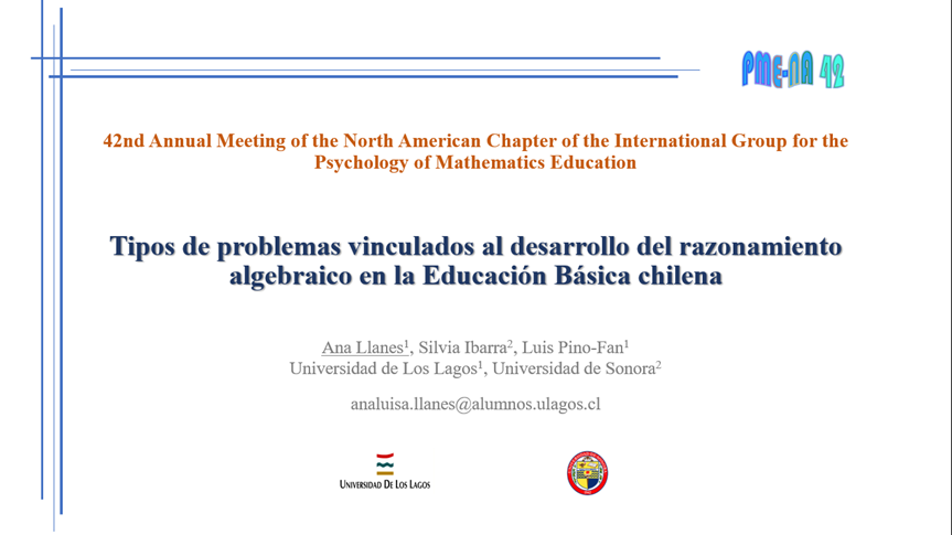 Estudiante de doctorado y académico de los Postgrados participan en PME-NA 42