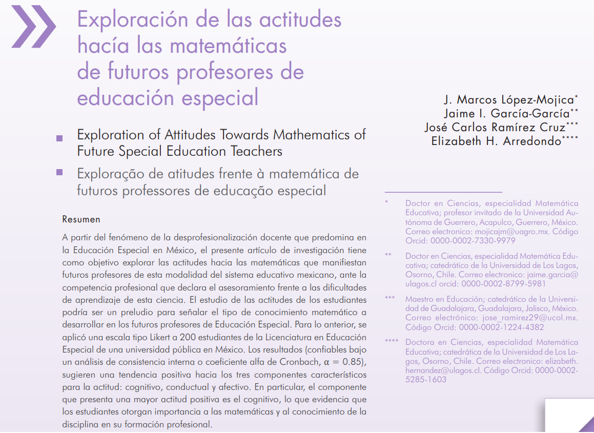 Académicos de los Postgrados publican artículo