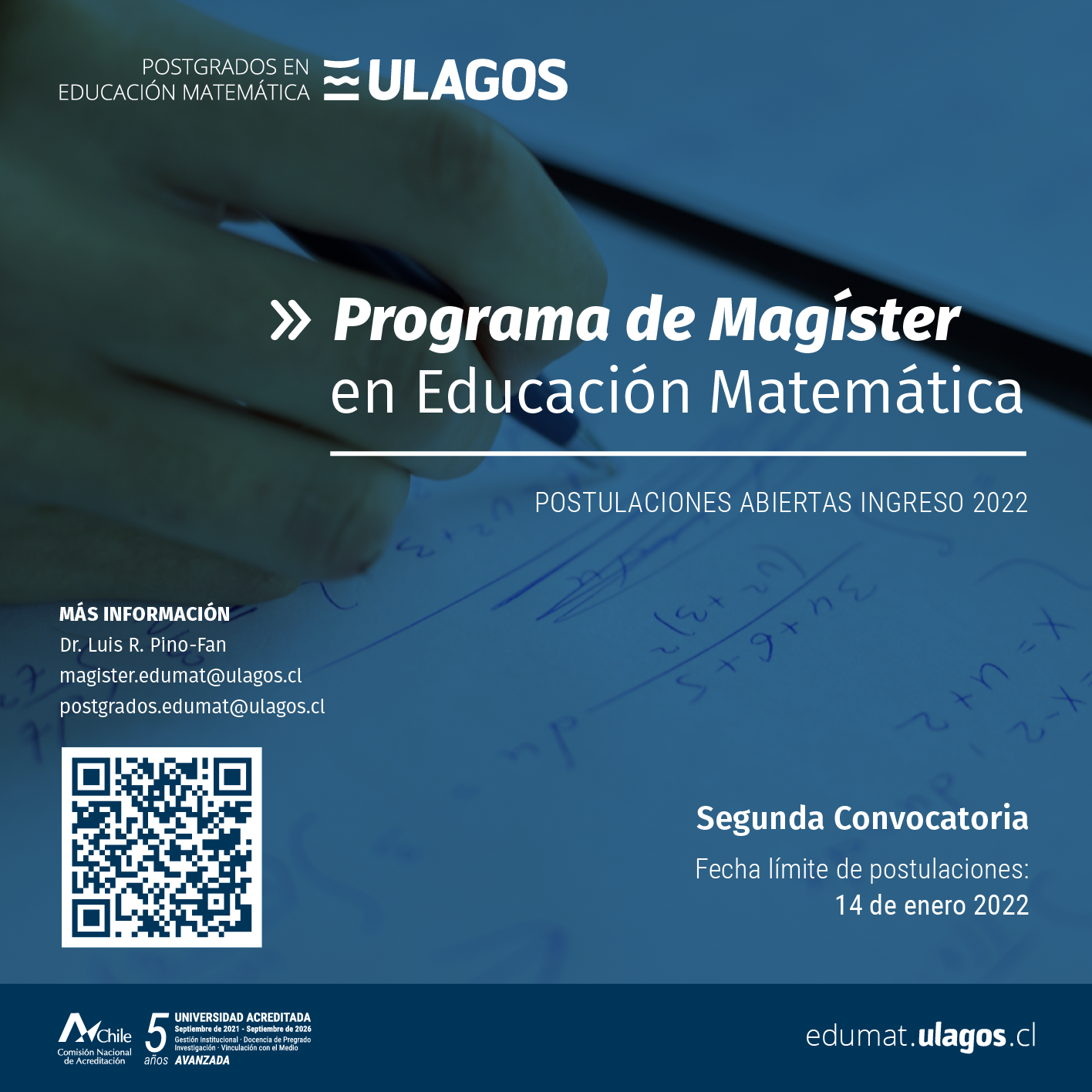 Abierto Segundo Período de Postulaciones al Magíster