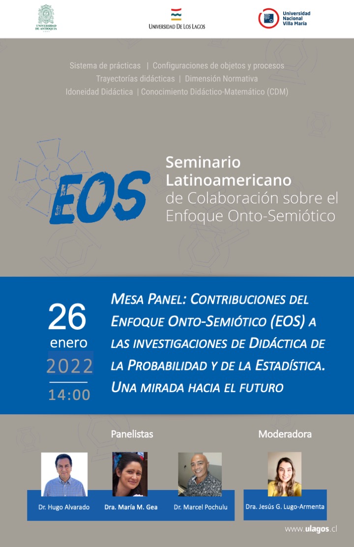 Mesa Panel: Contribuciones del Enfoque Ontosemiótico (EOS) a investigaciones de Didáctica de la Probabilidad y Estadística. Una mirada hacia el futuro