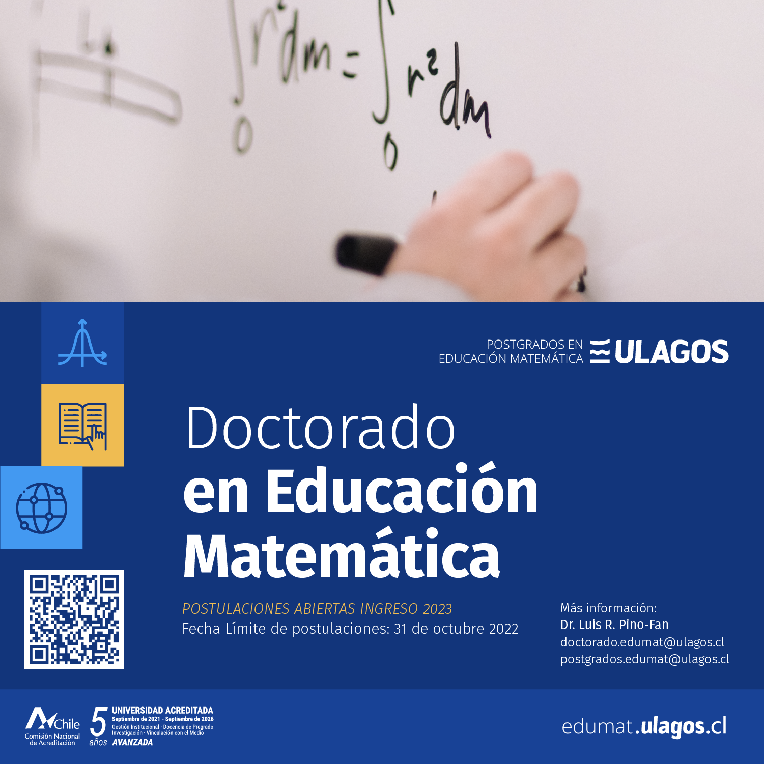 Inicia período de Postulaciones al Doctorado. Ingreso 2023