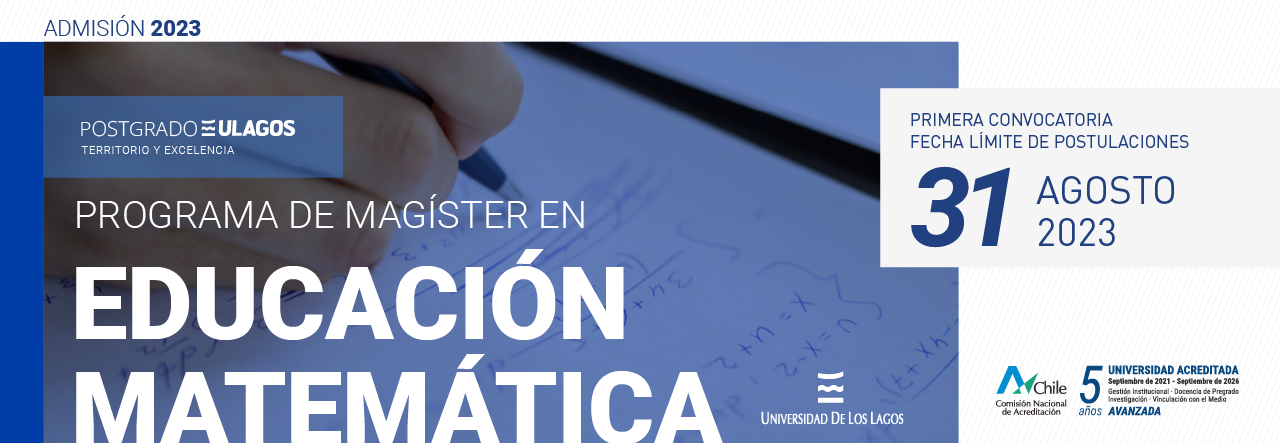 Postulación a Magíster en Educación Matemática