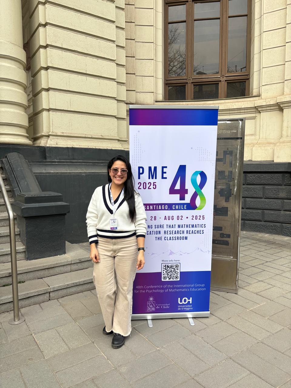 Estudiante del Doctorado en Educación Matemática expone investigación en congreso internacional