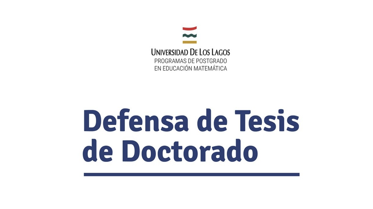 Defensa de Tesis Doctoral Exequiel Aníbal Llanos Lagos