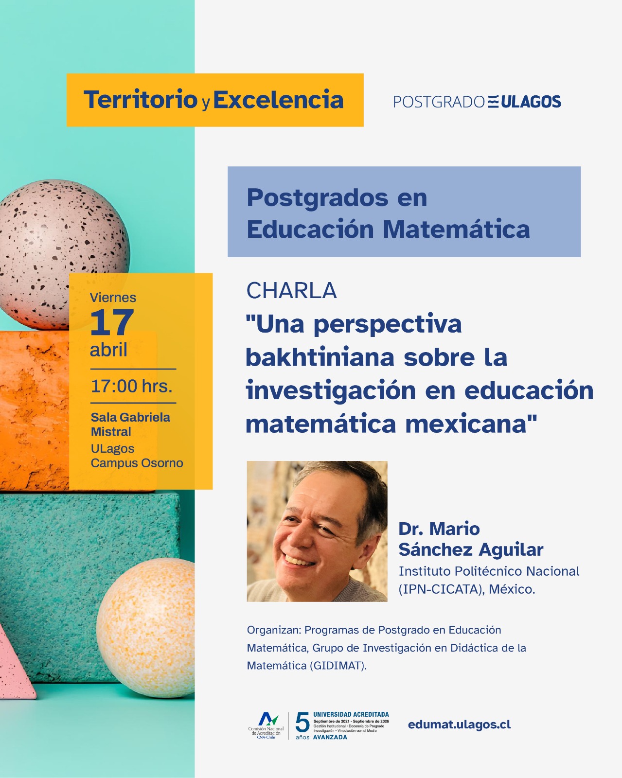 Charla: Perspectiva bakhtiniana en educación matemática