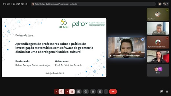 Académico de los Postgrados en Educación Matemática de ULagos participa en comisión evaluadora de tesis doctoral en Brasil