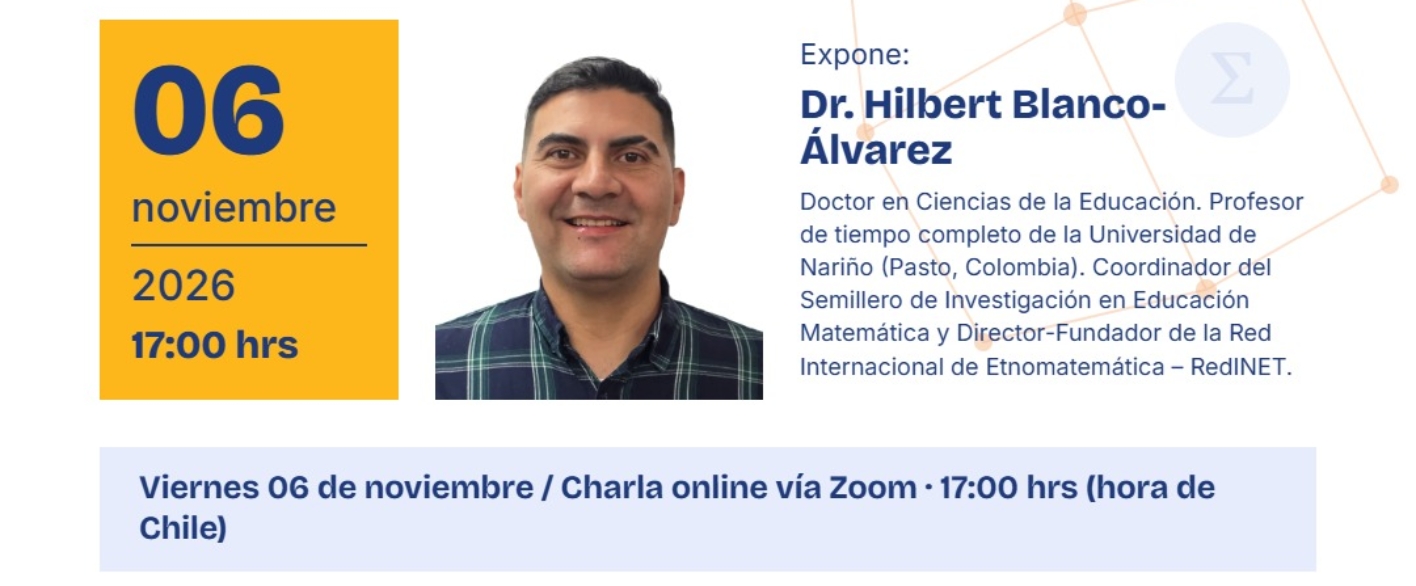 Seminario internacional abordará desafíos de la etnomatemática en el currículo y la formación docente